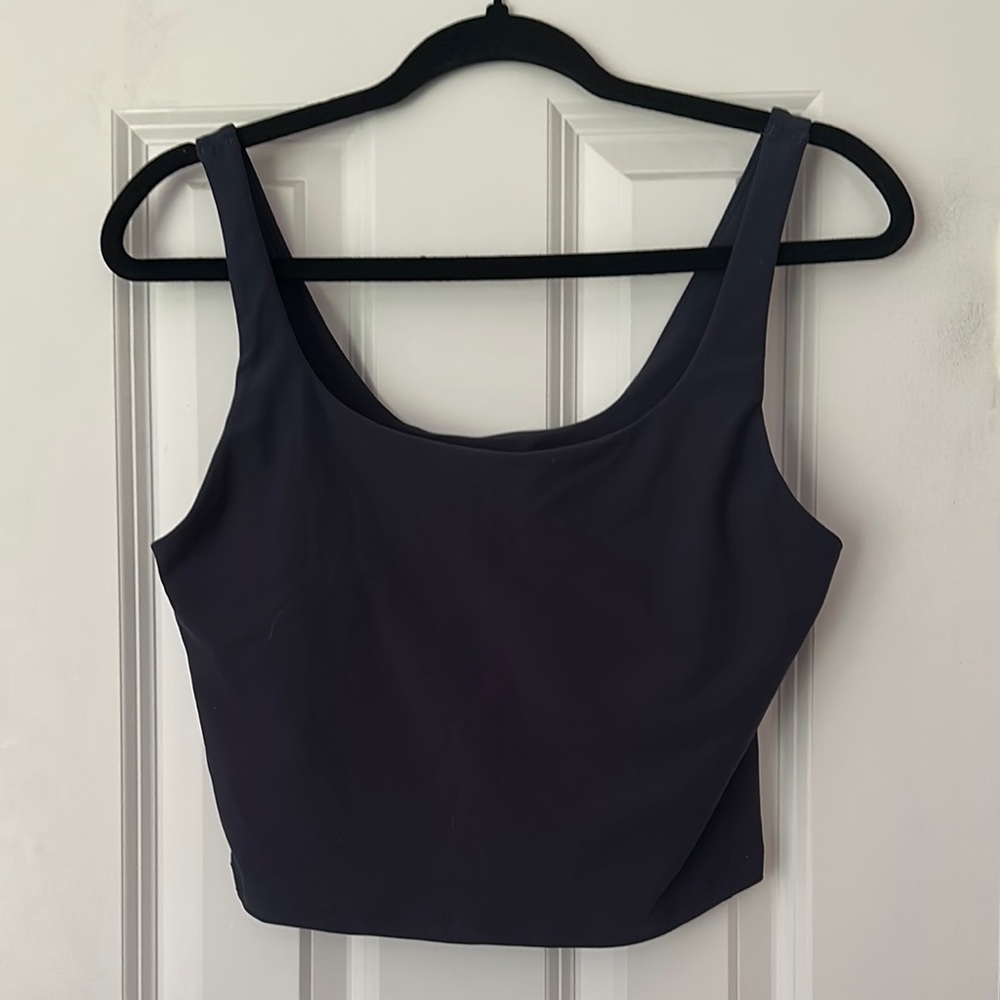Old Navy Dark Gray Crop Top
